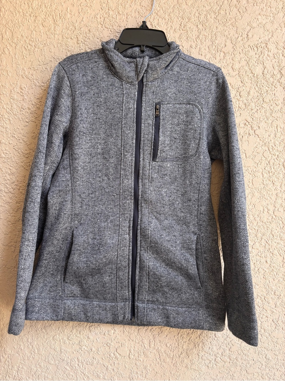 Marc New York Heathered Gray Knit Jacket